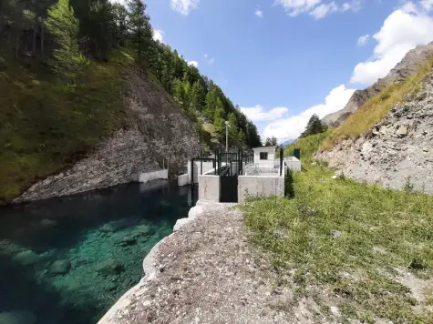 Prise-deau-Crevoux serhy.fr producteur d'énergie hydroélectrique alpes france