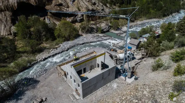 construction usine production crevoux serhy.fr producteur d'énergie hydroélectrique alpes france