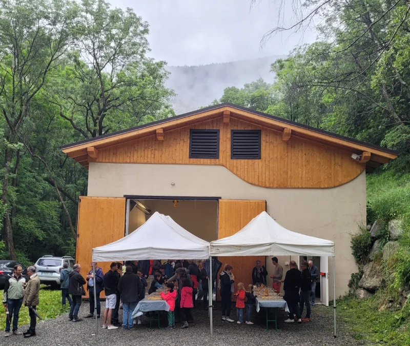 construction centrale hydroélectrique St Bernard serhy.fr producteur d'énergie hydroélectrique rhone alpes paca occitanie france