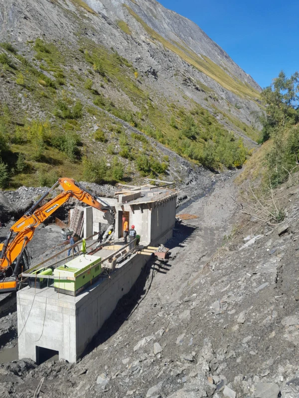 construction centrale hydroélectrique la valette serhy.fr producteur d'énergie hydroélectrique rhone alpes isere france
